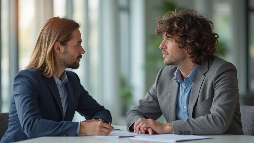 Люди, участвующие в живой дискуссии и обмене идеями в современном офисном пространстве